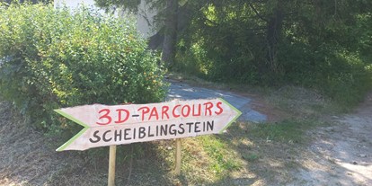 Parcours - Donauraum - Fast geschafft - auf dem Weg zu unseren Parcours. - Bogenparcours Scheiblingstein